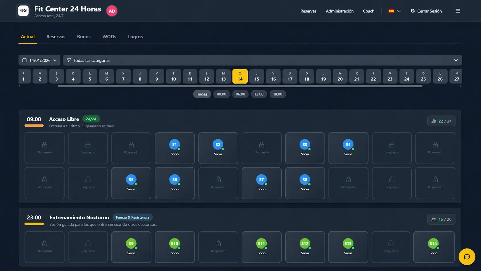 Hero interface